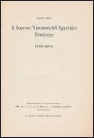Szabó Jenő: A Soproni Városszépítő Egyesület története 1869-1984. Különlenyomat a Soproni Szemle 198...