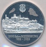 NDK 1988. 1000 éves Merseburg fém emlékérem T:1 GDR 1988. 1000th anniversary - Merseburg metal commemorative coin C:UNC
