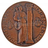 1961. "Gerloczy Gedeon 1961. - Domine dilexi de corem domus tuae" Br plakett (65mm) díszto...