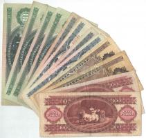 Vegyes forint tétel, benne: 1975. 10Ft (4x) + 1980. 20Ft (4x) + 1983. 50Ft (2x) + 1980-1984. 100Ft (...