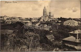1913 Ruza, general view with church (r)