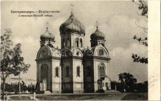 Krasnodar, Yekaterinodar, Ekaterinodar; Alexander Nevsky Cathedral. Phototypie Scherer, Nabholz & Co. (EK)