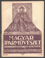 1917 a Magyar iparművészet 20. évf. 1-3. lapszáma, koronázási lapszám számos fotóval, mellékletek nélkül