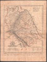1811 Pozsony vármegye térképe, 39×29 cm