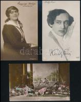 6 db RÉGI magyar színész motívumlap / 6 pre-1945 motive postcards: Hungarian actors and actresses