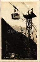 1928 Rax, Seilbahn Stütze III. / cable car + Oesterr. Bergbahnen A. G. Raxbahn cancellation