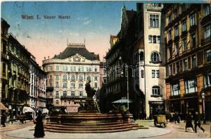 1915 Vienna, Wien, Bécs I. Neuer Markt / market square (EK)