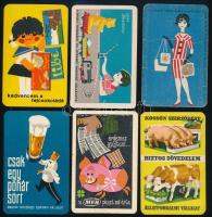 1965-1969 9 db kártyanaptár