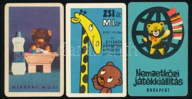 1965-1969 9 db kártyanaptár