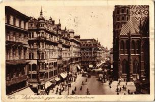 Vienna, Wien, Bécs I. Stefansplatz, Rotenturmstrasse / square, street, Jacob Rothbergers shop (EK)