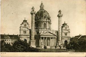 1912 Vienna, Wien, Bécs IV. Karlskirche / church (small tear)