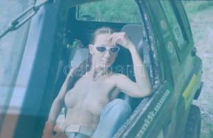 cca 1990 Régi autók és más járművek, több mint 100 tekercs színes negatívokon. Rengeteg retro magyar...