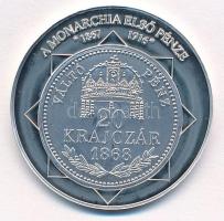 DN A magyar nemzet pénzérméi - A Monarchia első pénze 1867-1916 Ag emlékérem (10,44g/0.999/35mm) T:PP