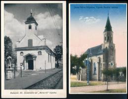 42 db főleg régi magyar és történelmi magyar városképes lap; vegyes minőség / 42 mainly pre-1945 Hun...