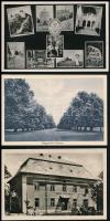 40 db főleg régi magyar és történelmi magyar városképes lap; vegyes minőség / 40 mainly pre-1945 Hungarian and Historical Hungarian town-view postcards; mixed quality