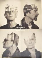 2016 U2 Innocent experience plakát sorozat. Teljes, 5 db eredeti, dombornyomott, 43x60 cm Feltekerve