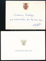 cca 1940-1981 Vegyes konzuli papírok (állampolgársági igazolás, köszönőkártyák, stb.), 7 db