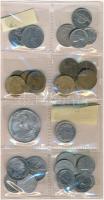 ~72db-os éremgyűjtemény műanyag tokban, közte 1937. 1P Ag + 2018. 50Ft Ag + Szlovákia 1993. 2Sk + 5S...
