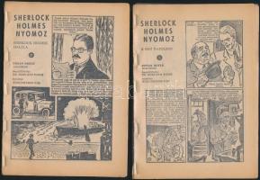 Sherlock Holmes nyomoz, 1-30. rész, Cs. Horváth-Korcsmáros, a Füles magazinból származó képregény