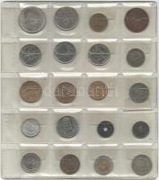 Vegyes 20db-os külföldi és magyar érem tétel T:1-