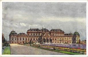 Vienna, Wien, Bécs III. Schloss Belvedere / palace, B.K.W.I. Serie 208/3 s: Ernst Graner