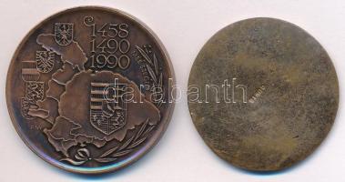 Fritz Mihály (1847-) 1990. "Mathias Rex / MÉE Szeged" Mátyás király halálának 500. évfordu...