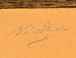 Munkácsy Mihály (1844-1900): Krisztus Pilátus előtt. "Keleti Gusztáv barátomnak Munkácsy Mihály...