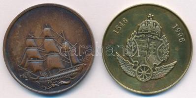 Ligeti Erika (1934-) 1986. "MÉE Budapest / Benyovszky Móric" Br emlékérem (42,5mm) + Bogná...