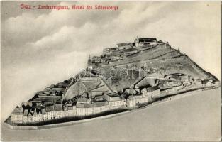 Graz, Landeszeughaus, Modell des Schlossbergs / museum, model of the castle hill