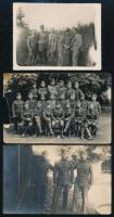 cca 1900-1940 8 db katonai fotó