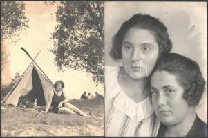 55 db nagyméretű, művészi igényű fényképfelvétel az 1940-es évekből. Életképek, csendéletek, városré...