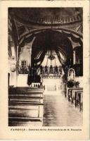 1928 Narzole, Interno della Parrocchia di S. Nazario / church, interior