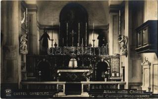 1919 Castel Gandolfo, Altare nella Chiesa del Collegio Propaganda / church, interior, altar
