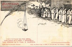 S. Cecilia come FV trovata nelle Catacombe di S. Calisto / tomb of St. Cecilia