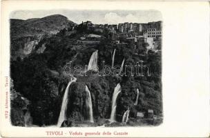 Tivoli, Veduta generale delle Cascate / general view, waterfalls (worn corners)