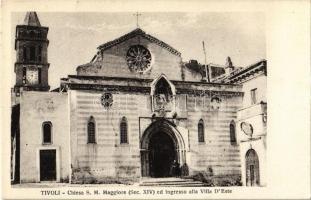Tivoli, Chiesa S. M. Maggiore ed ingresso alla Villa DEste / church, villa entrance