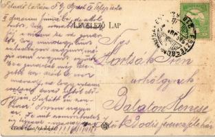 1909 Esztergom, látkép a vashíddal, Bazilika. Kardos Dezső kiadása + "ESZTERGOM - BUDAPEST 218....