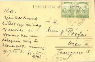 1917 Nyitrakoros, Koros, Krusovce; Berényi kastély, templom / castle, church