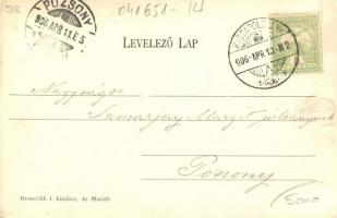 1906 Kistapolcsány, Topolcianky; Gróf Keglevich kastély (József Ágost kir. főhercegi palota). Bruncz...