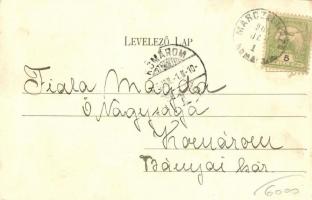 1905 Kurtakeszi, Krátke Kesy Kosihy (Marcelháza, Marczalháza, Marcelová); Baranyay Géza úri laka, ka...