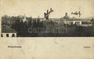 1918 Kistapolcsány, Topolcianky; iskola, templom, Gróf Keglevich kastély / school, church, castle (Rb)