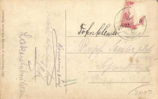 1918 Kistapolcsány, Topolcianky; iskola, templom, Gróf Keglevich kastély / school, church, castle (R...