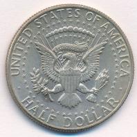 Amerikai Egyesült Államok 1964D 1/2$ Ag "Kennedy" T:1- 
USA 1964D 1/2 Dollar Ag "Ken...