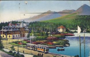 Tátra leporelló with railway and hotels