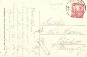 1917 Mezőlaborc, Medzilaborce; Vasútállomás 1914-15. Az oroszdúlta Zemplén. Kiadja Danielisz Lajos /...