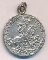 DN Szent György jelzett Ag emlékérem (7,06g/29mm) T:2- fül ND Saint George hallmarked Ag commemorative medal (7,06g/29mm) C:VF with ear