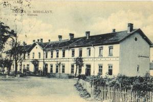 1924 Legenye-Alsómihályi, Legenye-Mihályi, Luhyna-Michalany (Legina-Mihalány); vasútállomás / Bahnhof / railway station (EK)