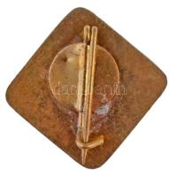 1964. "Tokiói olimpia" zománcozott jelvény (26x26mm) T:1-