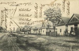 1922 Köbölkút, Gbelce; utca, üzlet / street, shop