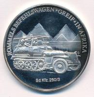 Németország 1991. "100 éve született Erwin Rommel" ezüstözött fém emlékérem (40mm) T: PP p...